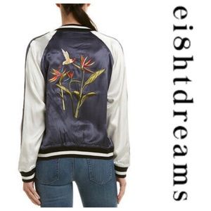 Ei8ht Dreams Embroidered REVERSIBLE Bomber Jacket